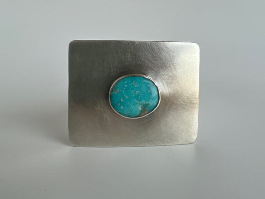 Turquoise Sterling Silver Buckle
