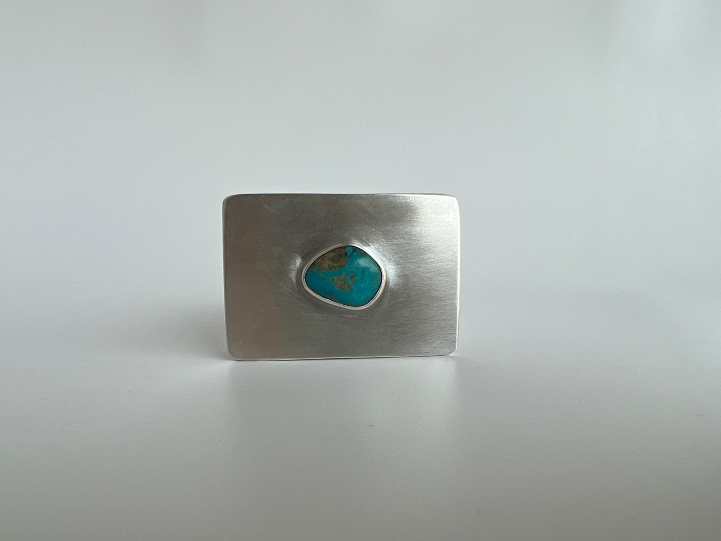 Turquoise Sterling Silver Belt Buckle