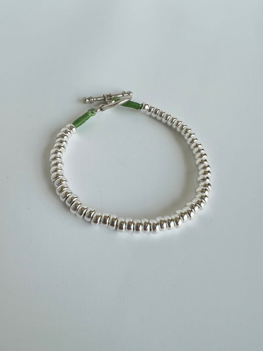 Sterling Silver Bead Bracelet