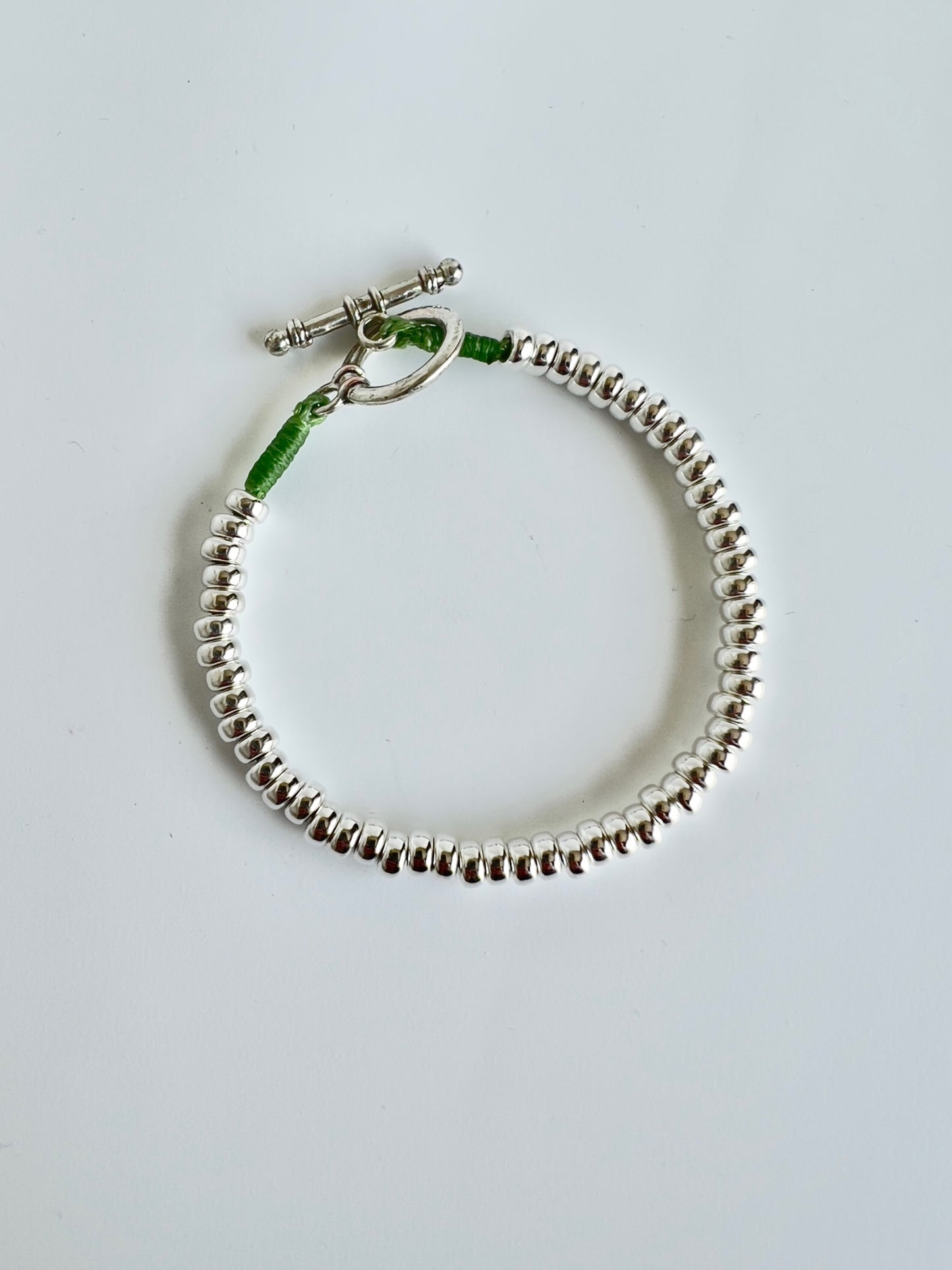 Sterling Silver Bead Bracelet