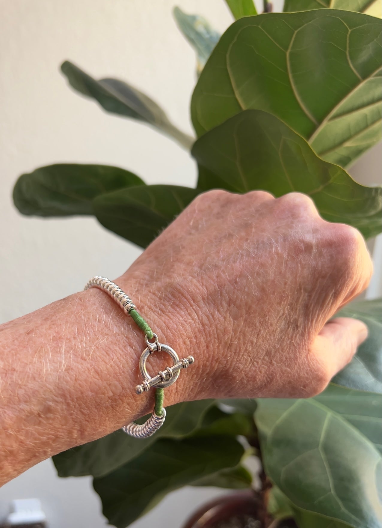 Sterling Silver Bead Bracelet