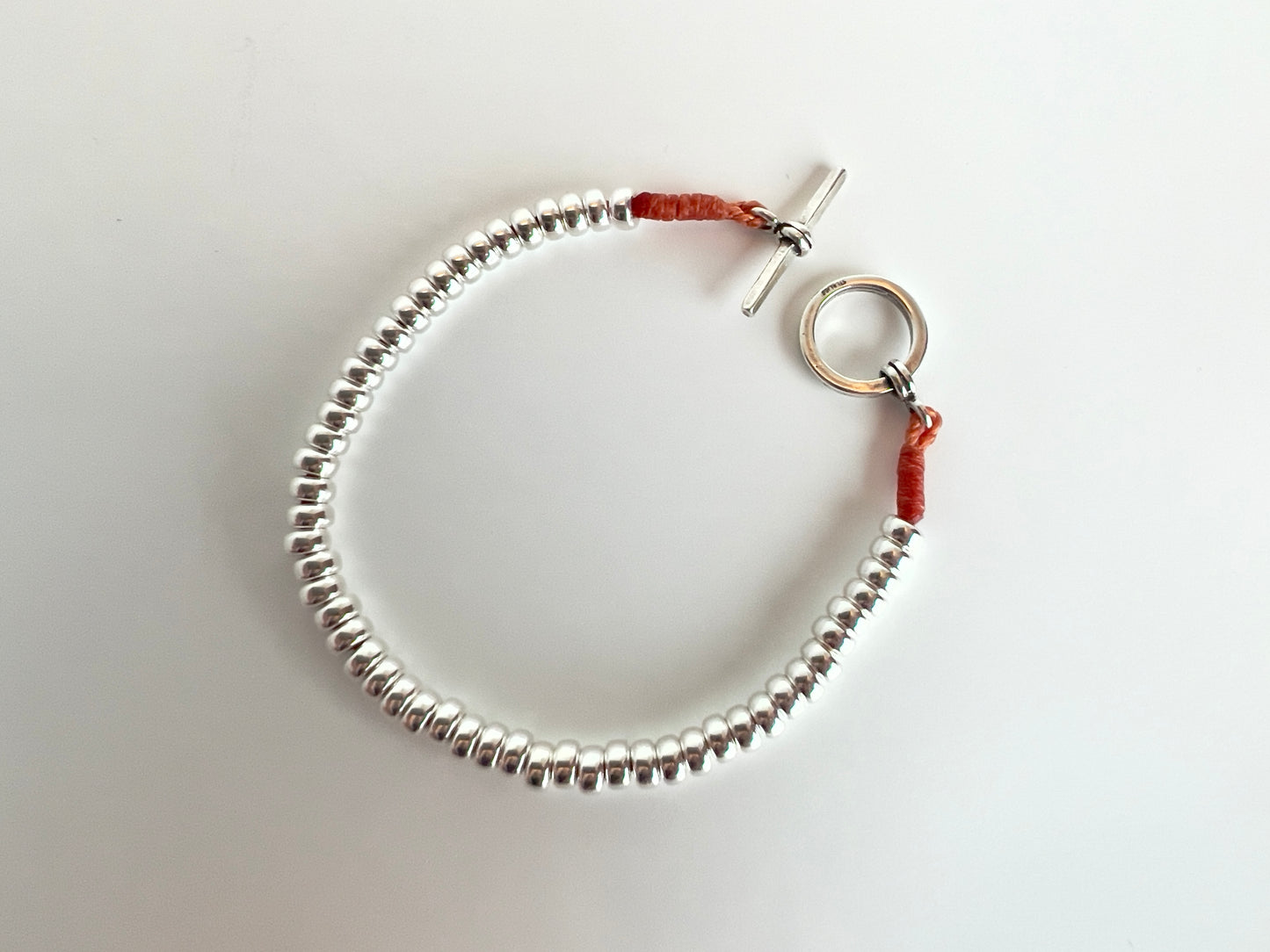 Sterling Silver Bead Bracelet