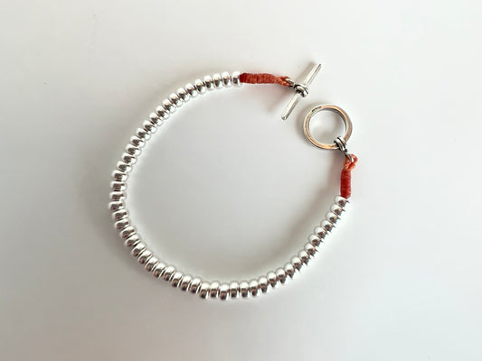 Sterling Silver Bead Bracelet