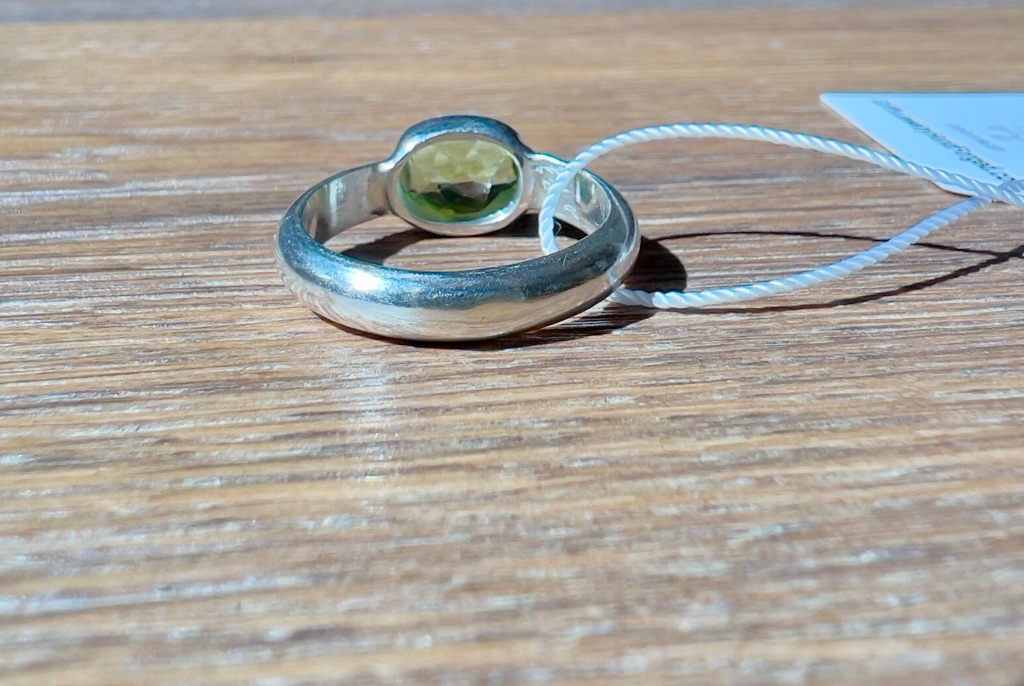 Peridot Sterling Silver Ring