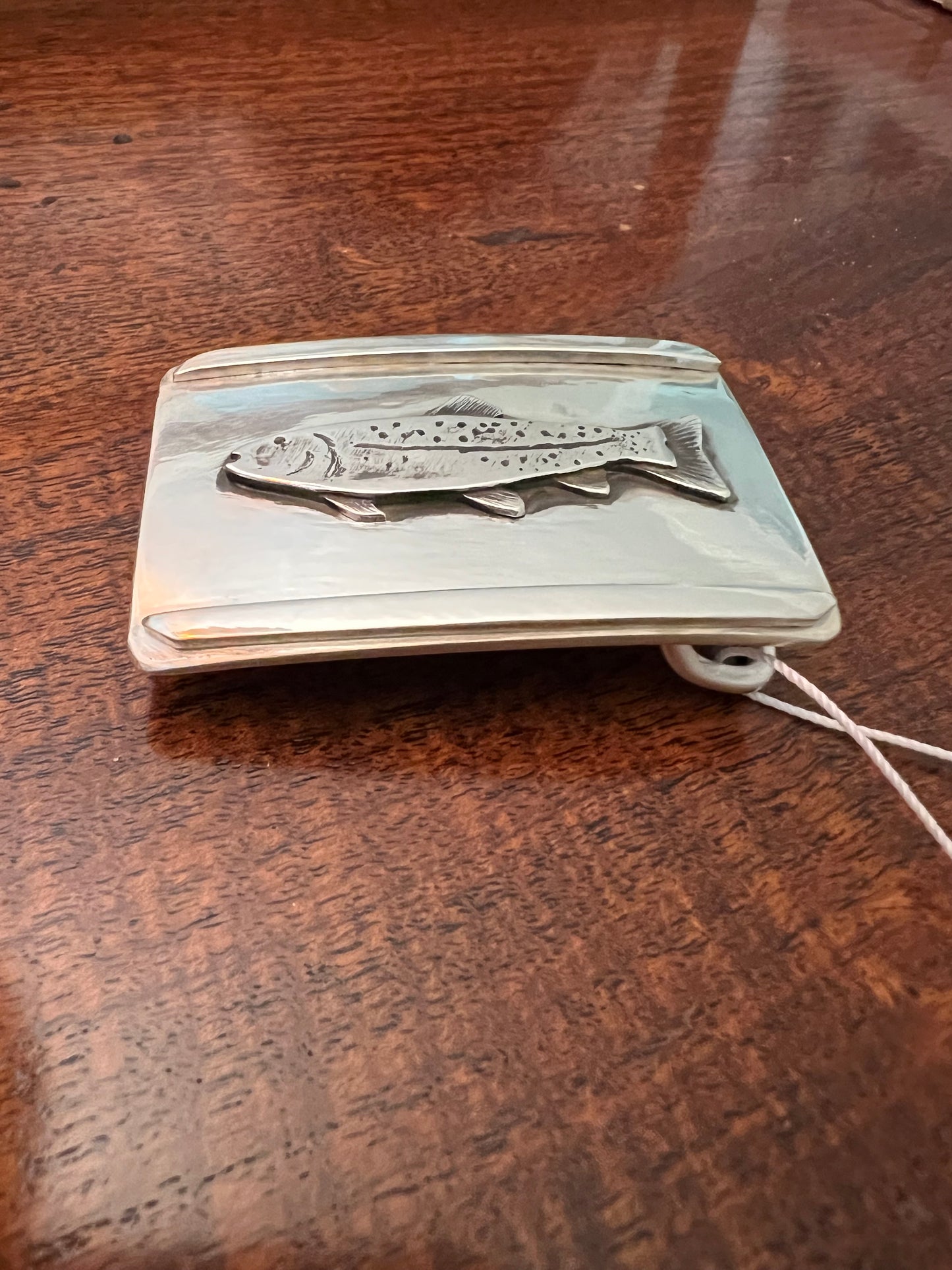 Sterling Silver Trout Buckle