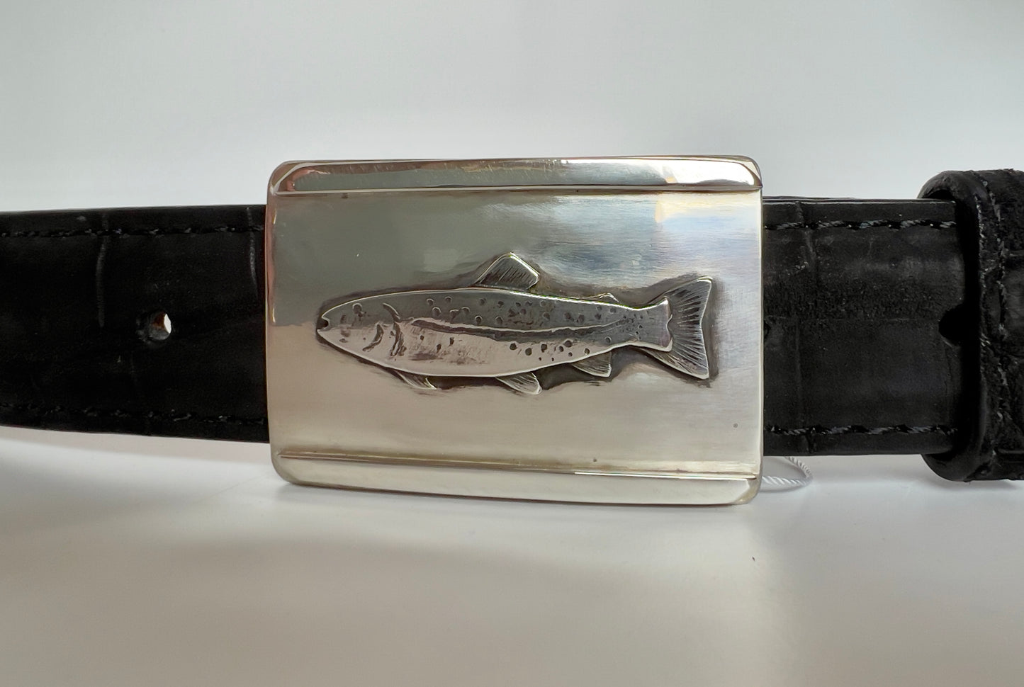 Sterling Silver Trout Buckle